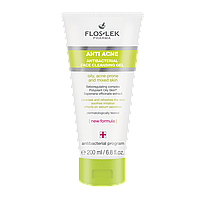 Антибактериальный очищающий гель для лица Floslek Antibacterial face cleasing gel, 200 мл