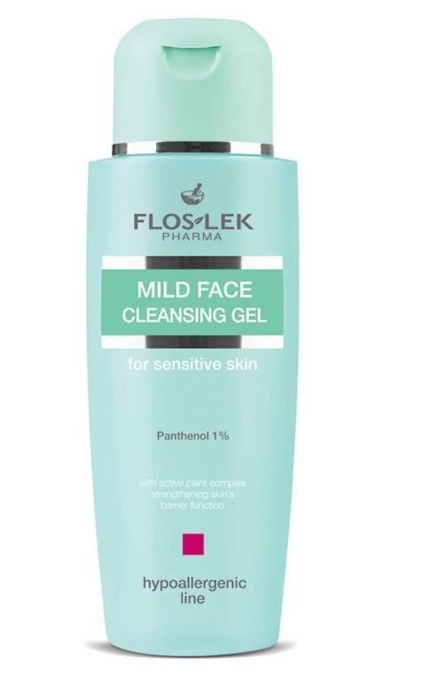 Нежный очищающий гель Floslek для чувствительной кожи Mild face cleasing gel for sensitive skin, 150 мл - фото 1 - id-p216376508