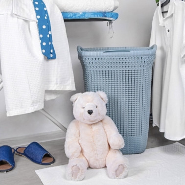 Корзина бельевая Knit Laundry Hamper 57L, синий - фото 2 - id-p99511644
