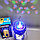 Раздвижной кемпинговый фонарь Colorful Magic c диско лампой и солнечной батареей SX-6888T, фото 2