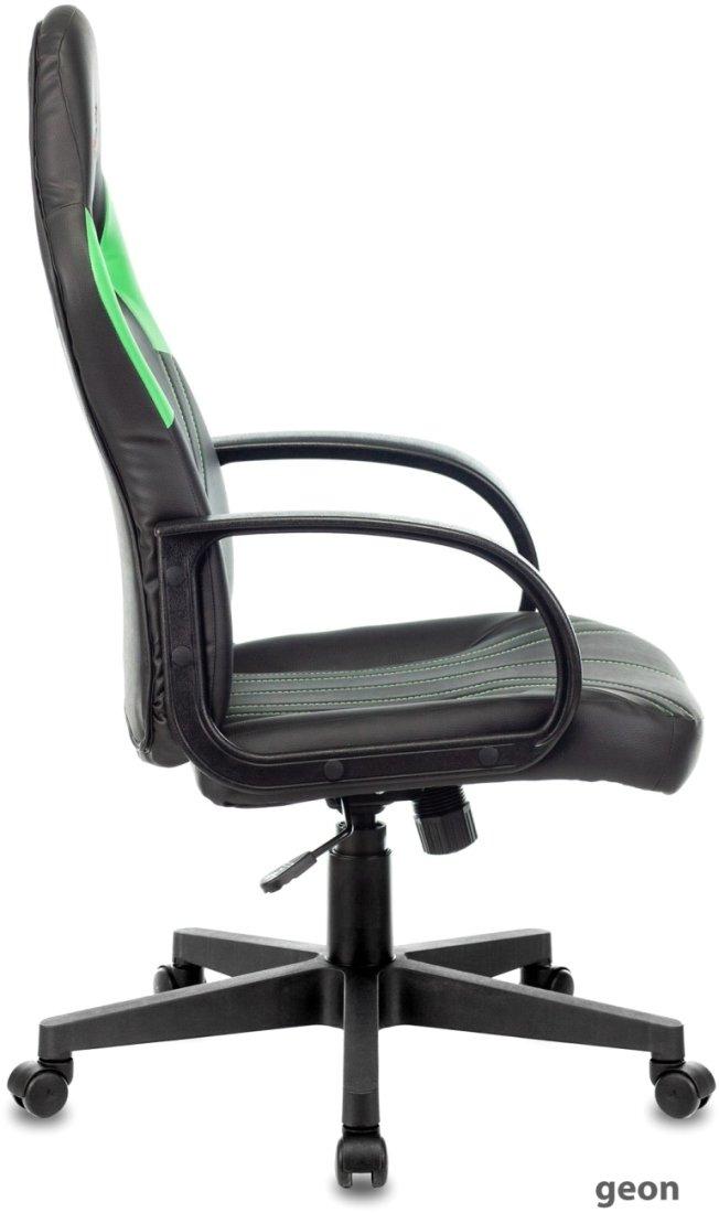 Кресло Бюрократ Zombie Runner (черный/зеленый) - фото 3 - id-p216337127