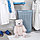 Корзина бельевая Knit Laundry Hamper 57L, синий, фото 2