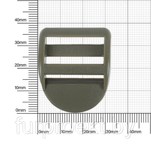 Пряжка 25мм M 0003 (MF 5900) хаки 327