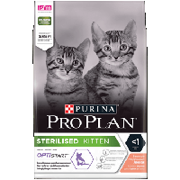 Pro Plan Sterilised Kitten (Лосось), 3 кг