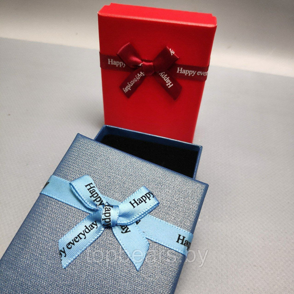 Коробочка подарочная с бантом DiaDema, 7.00х9.00 см, с вкладышем / Шкатулка - упаковка для ювелирных изделий - фото 3 - id-p216384185