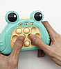 Электронная приставка консоль на память Pop It Fast Push / Антистресс игрушка для детей и взрослых Утенок, фото 9