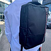 Городской рюкзак BACKPACK с USB и отделением для ноутбука до 17 Чёрный, фото 7