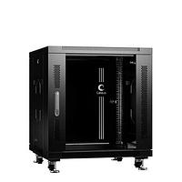 Шкаф телекоммуникационный напольный 19" 12U Cabeus SH-05C-12U60/60-BK