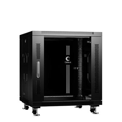 Шкаф телекоммуникационный напольный 19" 12U Cabeus SH-05C-12U60/60-BK - фото 1 - id-p216385965