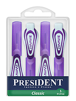 Ершики межзубные PresiDENT Classic S, 0,30 мм, 4 шт