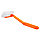 Щётка для посуды со скребком 27см, янтарно-оранжевая Spin&Clean Vogue SC630310099, фото 3