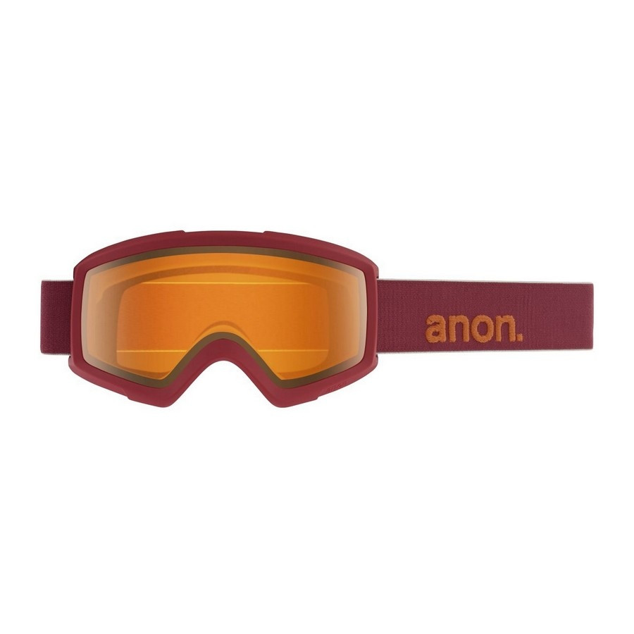 Маска горнолыжная Anon Helix 2.0, maroon - фото 2 - id-p216388455