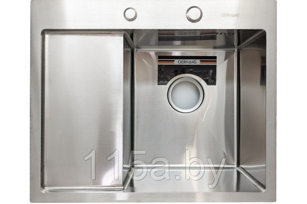 Кухонная мойка GERHANS K35848-R с PVD покрытием и шумоподавляющим слоем - фото 1 - id-p216389506