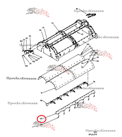 Уголок 015.77053 для свеклоуборочного комбайна Grimme Rexor 620/630
