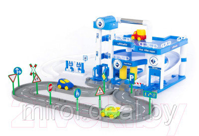 Паркинг игрушечный Полесье Aral 3-уровневый с дорогой / 40428 - фото 3 - id-p216391800
