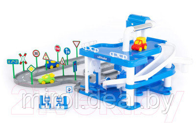 Паркинг игрушечный Полесье Aral 3-уровневый с дорогой / 40428 - фото 4 - id-p216391800