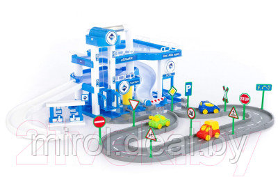 Паркинг игрушечный Полесье Aral 3-уровневый с дорогой / 40428 - фото 6 - id-p216391800