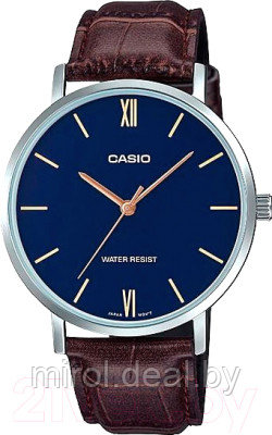 Часы наручные мужские Casio MTP-VT01L-2B - фото 1 - id-p216392264