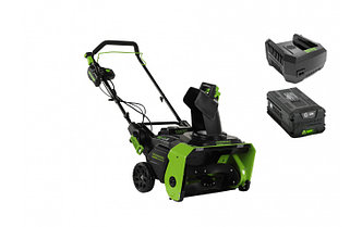 Снегоуборщик Аккумуляторный GreenWorks GD82STK5 82В (в комплекте АКБ 5А/ч + Зарядное устройство), фото 2