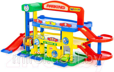 Паркинг игрушечный Полесье Гараж №1 Премиум с автомобилями / 40398 - фото 4 - id-p216393070