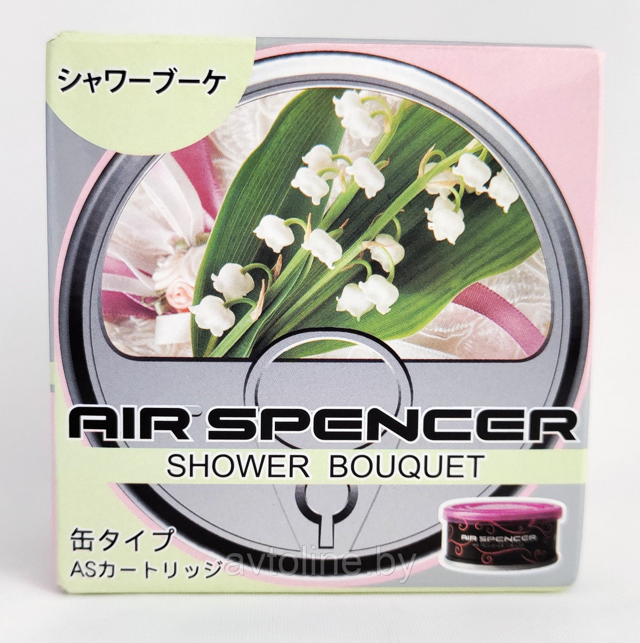 Ароматизатор меловой EIKOSHA AIR SPENCER - SHOWER BOUQUET (букет дождя) A-98