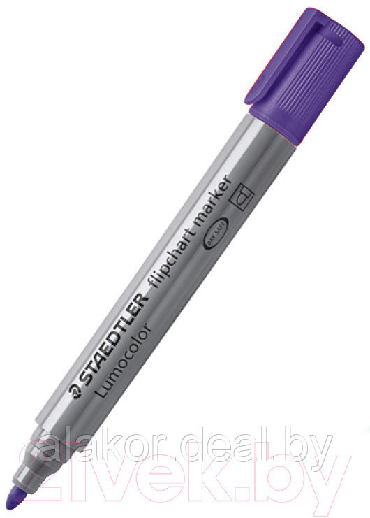 Маркеры STAEDTLER Lumocolor flipchart 356, для флипчарта, 2мм, фиолетовый - фото 1 - id-p216419730