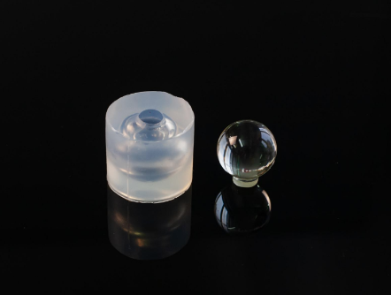 Силиконовый молд шарика, Ш-2, d-13 мм, h-11 мм - фото 1 - id-p216423070