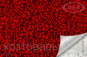 Самоклеющаяся пленка 45см (голография красный) LB-016A