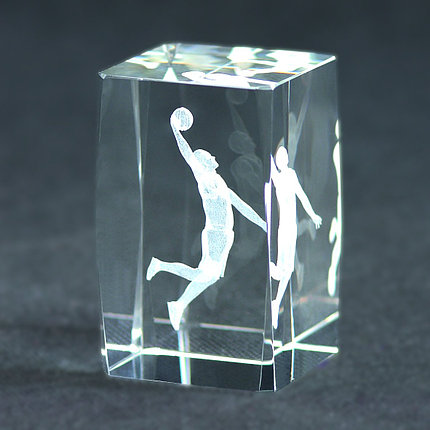 Награды из стекла Викинг Спорт Сувенир KR5080 баскетбол, фото 2