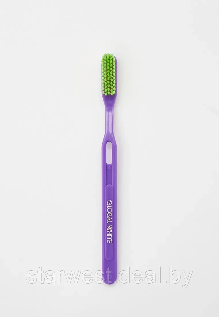 GLOBAL WHITE Whitening Toothbrush Medium 2900 Зубная щетка средней жесткости мануальная / механическая - фото 6 - id-p216440709