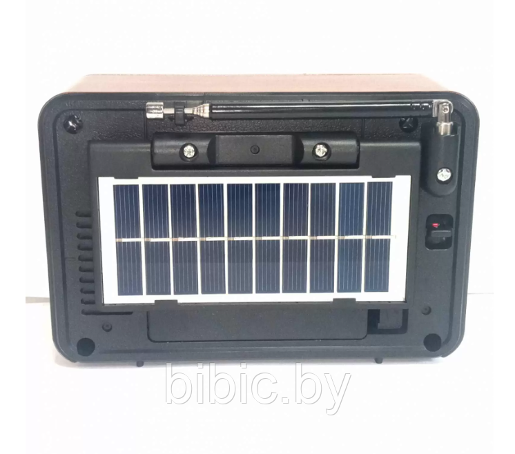 Портативный радиоприемник Golon RX-BT6061S Solar Power. Мощный беспроводной приёмник, акустическая система - фото 7 - id-p216447242