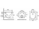 Унитаз подвесной AV Engineering COMFORT X1 (490x370x360 мм, Tornado смыв), фото 7