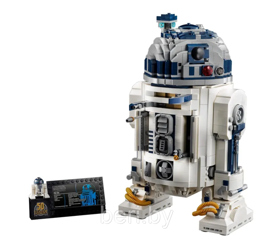 77001 Конструктор Звездные войны Дроид R2-D2, 2314 деталей, YIWU YOUDA, Аналог LEGO Star Wars 75308 - фото 8 - id-p216451727