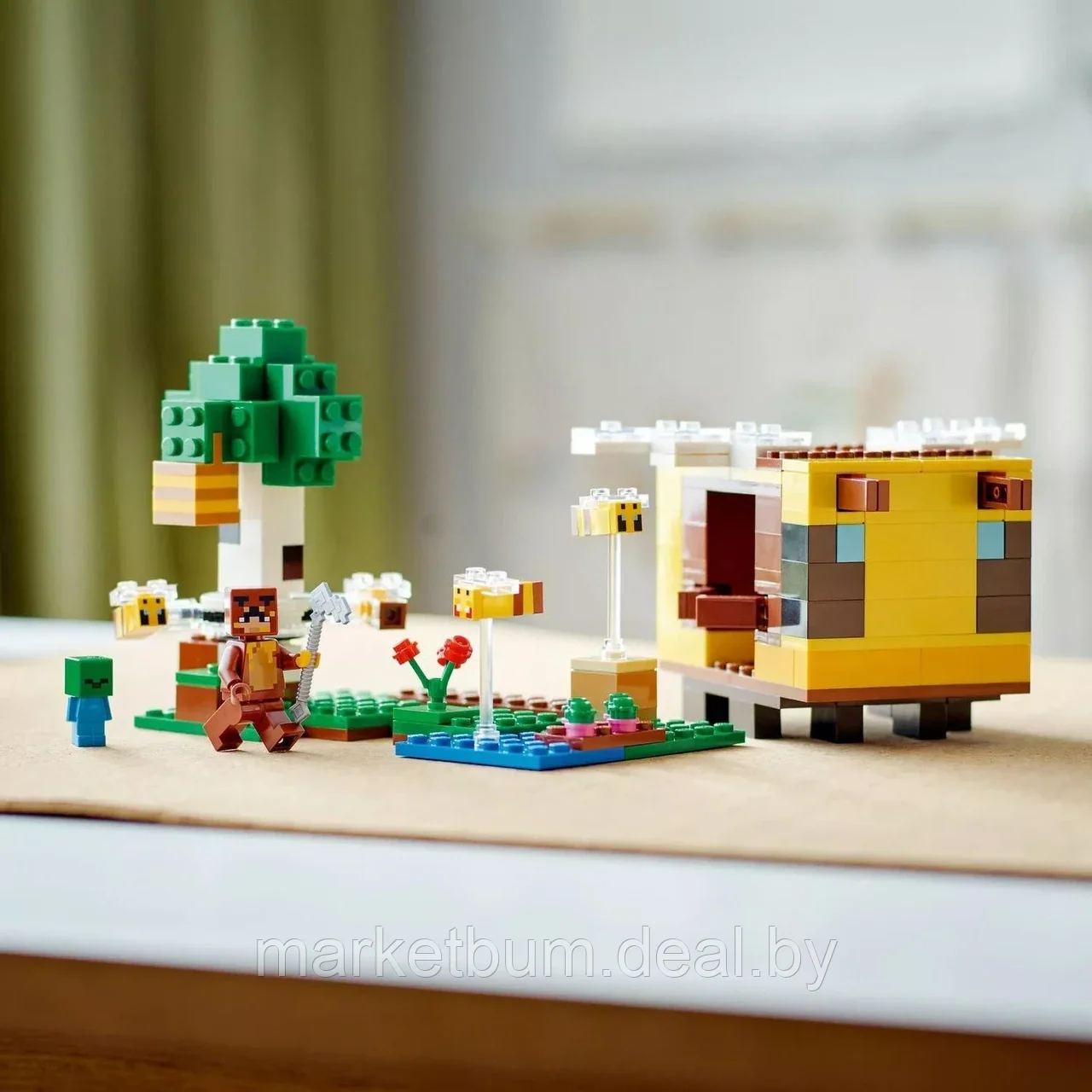 Конструктор LEGO Minecraft 21241, Пчелиный улей. - фото 6 - id-p216453849