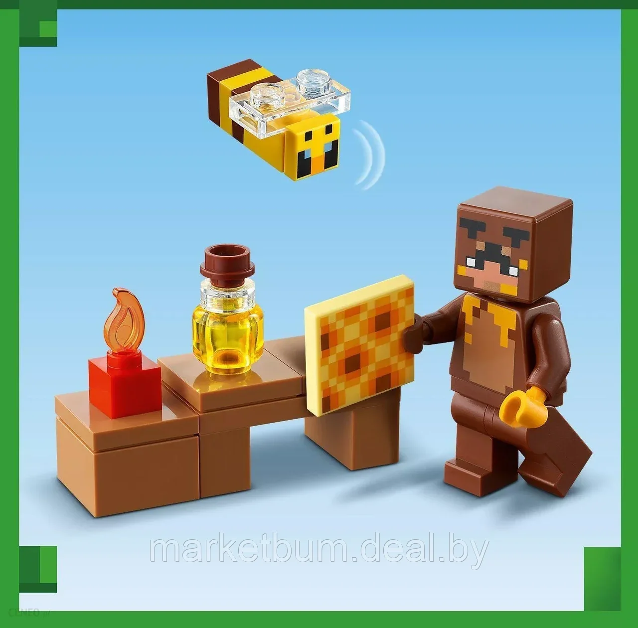 Конструктор LEGO Minecraft 21241, Пчелиный улей. - фото 5 - id-p216453849