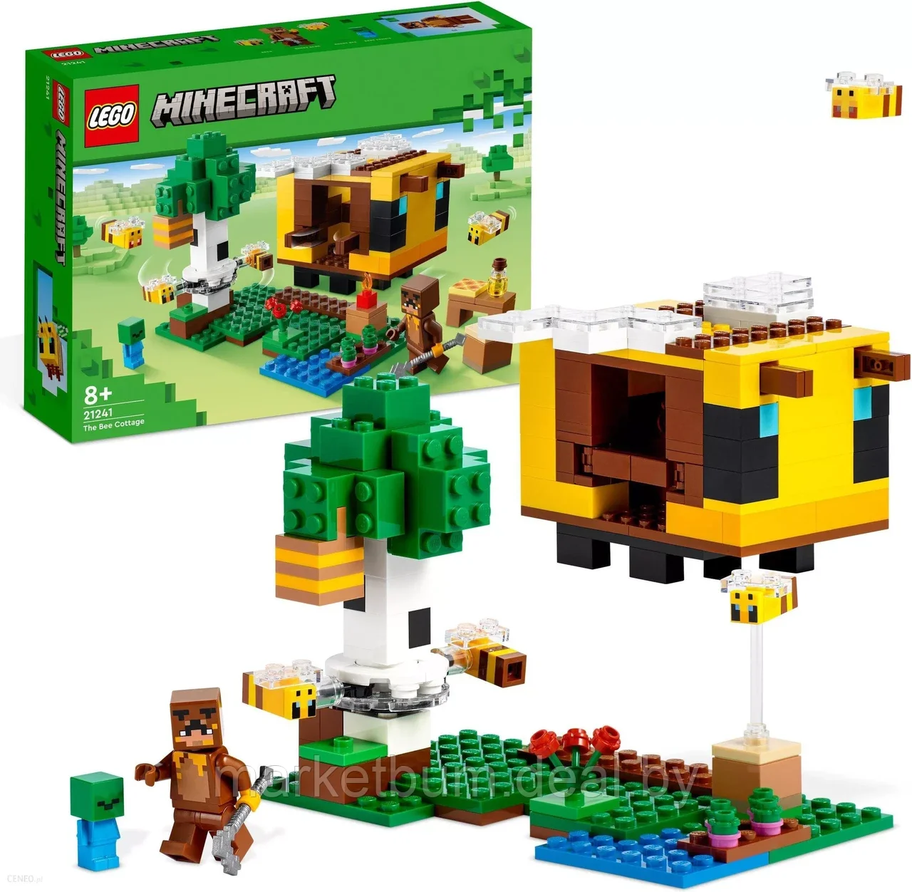 Конструктор LEGO Minecraft 21241, Пчелиный улей. - фото 1 - id-p216453849