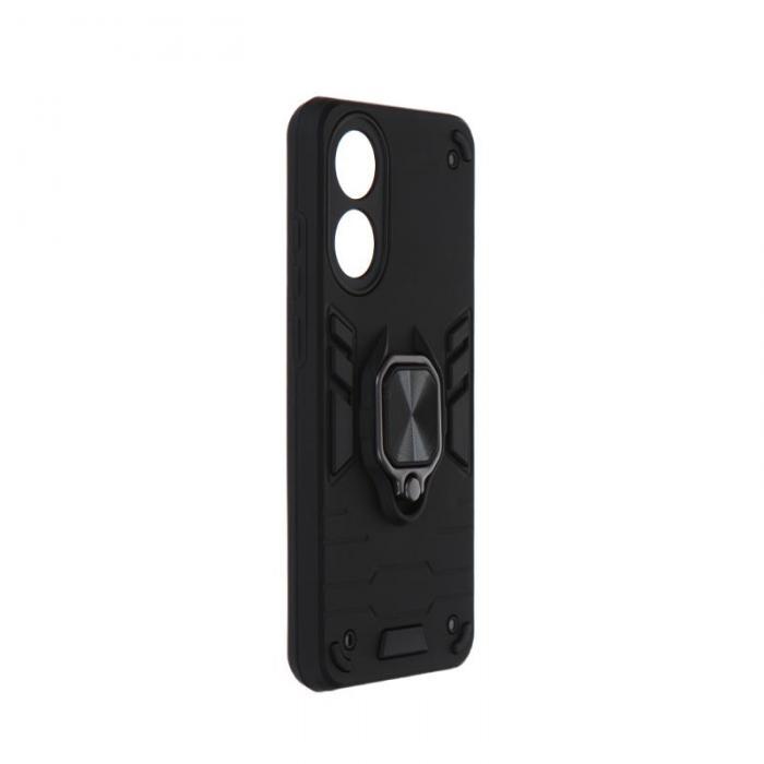Чехол DF для Oppo A78 4G с магнитом и кольцом Black oArmor-03 - фото 1 - id-p215583656