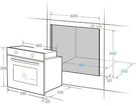 Духовой шкаф Midea MO 581DB RI-B, фото 3