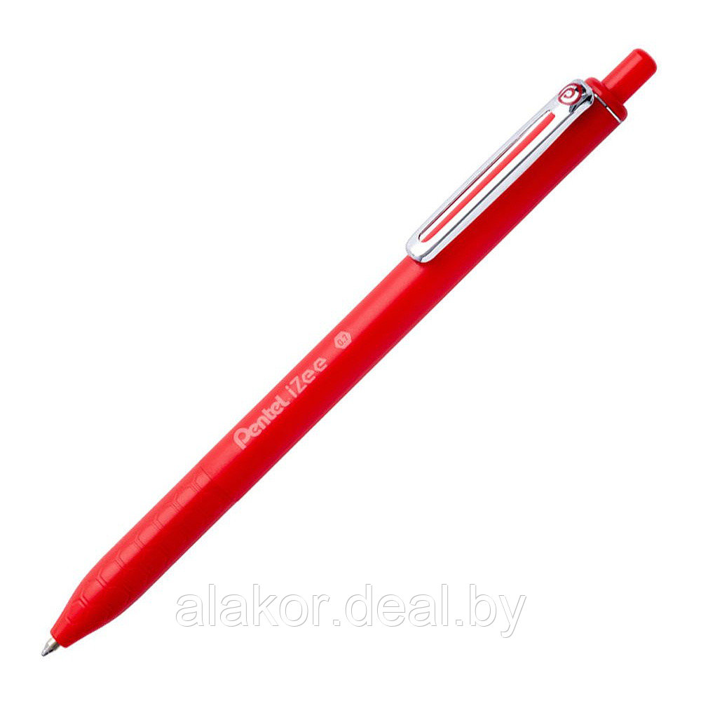 Ручка шариковая автоматическая Pentel "IZee", 0.5мм, красная - фото 1 - id-p216438435