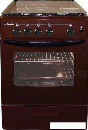 Кухонная плита Лысьва ГП 400 МС-2у (коричневый, стеклянная крышка), фото 2
