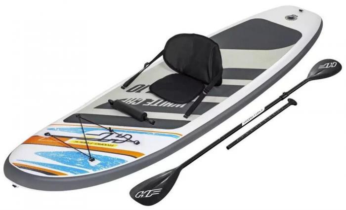 BESTWAY SUP-доска с набором White Cap Convertible, 305 x 84 x 12 см, 65341 - фото 1 - id-p216382446