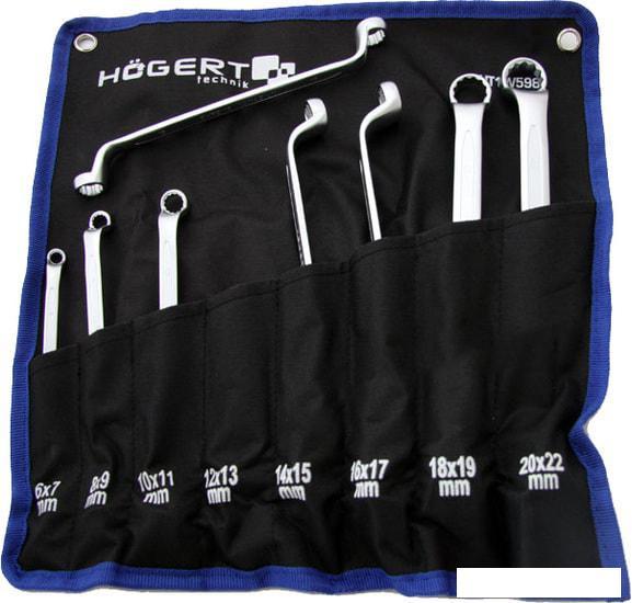Набор ключей Hogert Technik HT1W598 (8 предметов) - фото 1 - id-p216387850