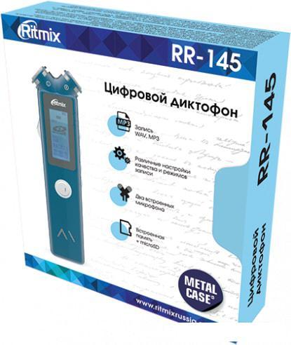 Диктофон Ritmix RR-145 16 GB (черный) - фото 5 - id-p216162766