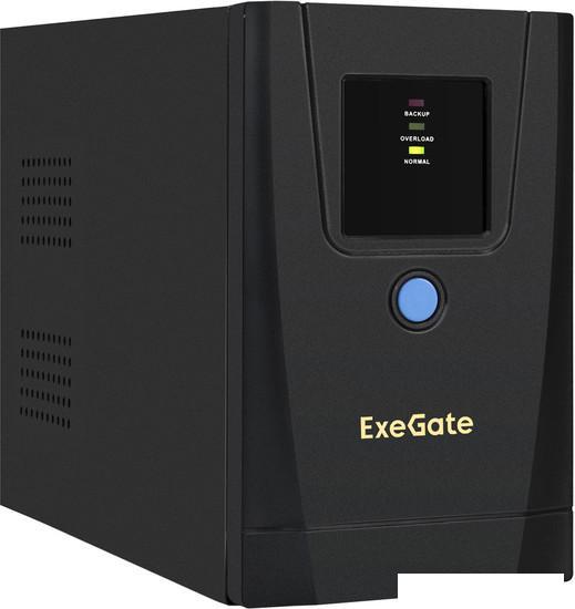 Источник бесперебойного питания ExeGate Power Back BNB-650.LED.AVR.1SH.2C13 EX292766RUS