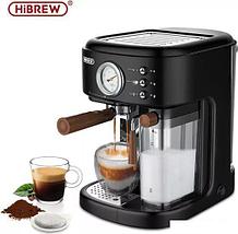 Рожковая помповая кофеварка Hibrew CM5411A-GS (черный), фото 2