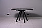 Стол Саен 27 Пластик Мрамор марквина черный 693/черный муар (D1000), фото 2