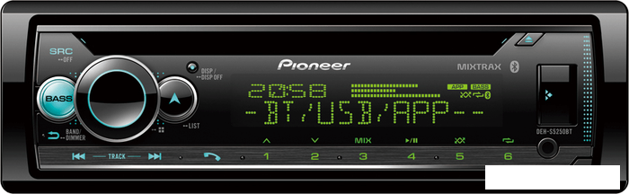 CD/MP3-магнитола Pioneer DEH-S5250BT - фото 1 - id-p216162941