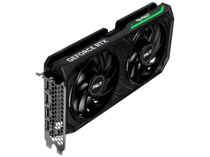 Видеокарта Palit nVidia GeForce RTX 4060 DUAL OC 8G 1830Mhz PCI-E 8192Mb 17000Mhz 128 bit HDMI 3xDP - фото 1 - id-p216153446