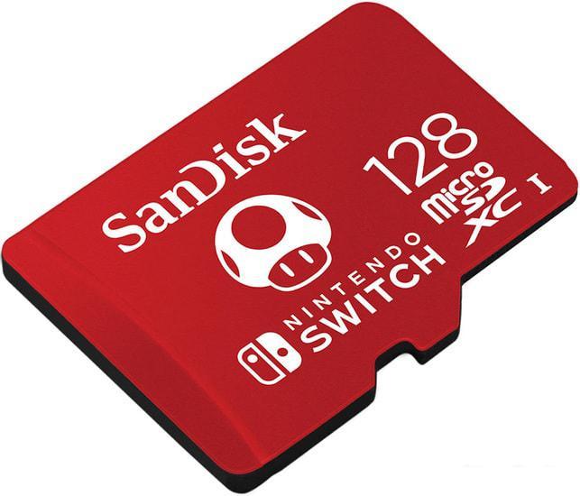Карта памяти SanDisk For Nintendo Switch microSDXC SDSQXAO-128G-GN3ZN 128GB - фото 2 - id-p215979353
