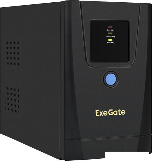 Источник бесперебойного питания ExeGate SpecialPro UNB-650.LED.AVR.1SH.2C13.RJ.USB EX292768RUS